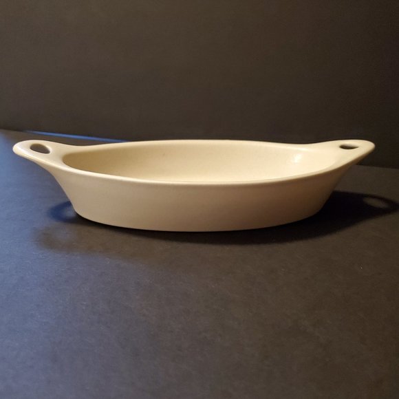 Corningware Creations Stoneware Au Gratin Dish Oval Baking Dish Handled Baker - Picture 4 of 5